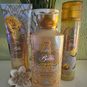 NEW DISNEY PRINCESS BELLE (3) PC BODY CARE SET ⭐️⭐️⭐️⭐️⭐️⭐️⭐️⭐️⭐️⭐️⭐️⭐️⭐️